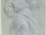 a drawing of a woman holding a bird in her hand