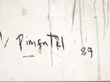 graffiti on the wall of a building with writing written on it