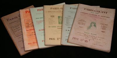 Paris Galant, Almanach Littéraire et Artistique 1908 à 1913,…
