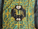 an image of a scarf with a horse on it