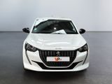 the front view of a white car in a showroom