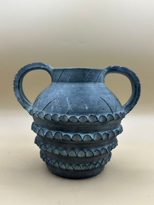 Vase à deux oreilles en céramique - Photo 1