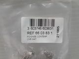 a package of screws and nuts in a plastic bag