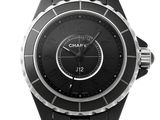chan ' s black ceramic watch with black dial and black bracelet