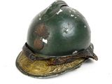 a helmet that is sitting on top of a table