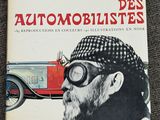 un vieux livre sur lequel figure l'image d'un homme portant un chapeau et des lunettes de protection