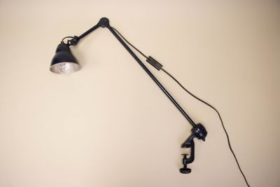 Bernard-Albin GRAS (1886-1943).: Lampe d'atelier articulée e…
