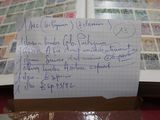 a piece of paper that has been written on it