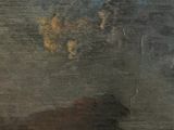an image of a painting of a person on a horse in a field