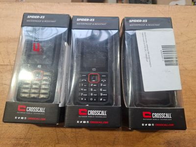 3 smartphones étanches CROSSCALL Mod. Spider-X5 32 Go, avec …