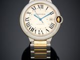 Montre Cartier Ballon de Carton avec bracelet bicolore