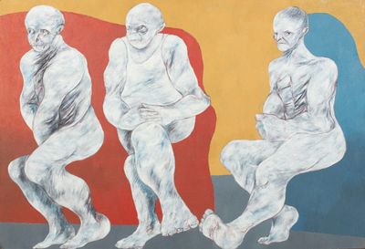 Jean SANGLAR (1926-1996) 3 personnages