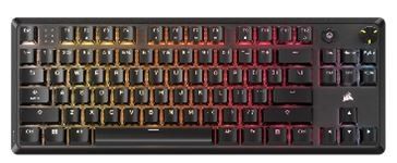 Clavier gaming mécanique RGB Azerty Corsair K70 CORE TKL Noi… - Photo 1