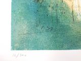 a drawing of a bird sitting on top of a piece of paper
