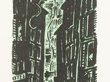 une image représentant un dessin en noir et blanc d'une ville