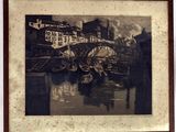 a picture of a picture of a bridge over a river