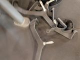 a close up of a pair of scissors on the floor