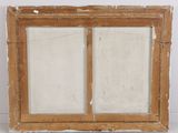 an image of a picture of an old window with a wooden frame