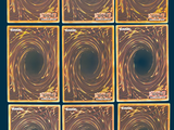 nine square tiles with different designs on them