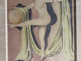 tableau représentant une femme nue tenant un ballon de basket dans la main droite