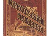 la couverture d'un livre rouge orné de lettres dorées