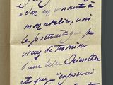 an old handwritten letter from a man who is writing on a piece of paper