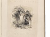 an open book with a drawing of a man and a horse