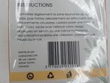 the back of a package of instructions for a toilet