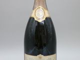 une image d'une bouteille de champagne sur fond blanc