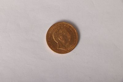 un gros plan d'un penny posé sur une surface blanche, avec un fond blanc