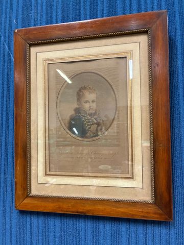 Gravure « François Napoléon, Prince Impérial ». Gravé par F. Lign