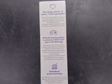 a label on the back of a toilet paper roll