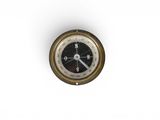 an image of a compass on a white surface with a white background