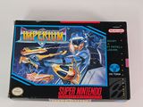 an old nintendo game box with a picture of a man riding a motorcycle