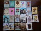 beaucoup de cartes sur la table