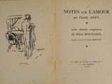an old book with a drawing of a man in a carriage