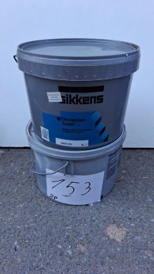 Lot de 2 seaux de peinture professionnelle Sikkens Diwagolan…