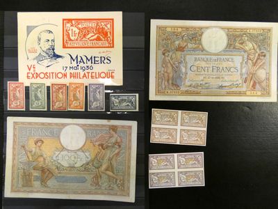 plusieurs types de timbres sont présentés sur une surface noire