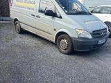 deux camionnettes garées l'une à côté de l'autre dans un parking