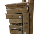 boxes stacked on top of each other on top of each other