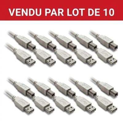 de nombreux câbles USB reliés les uns aux autres