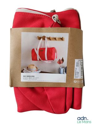 Sac de weekend OLIVIER DESFORGES couleur rouge - NEUF - TVA …