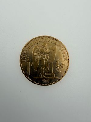FRANCE. 1 pièce en or de 20 francs au génie.
