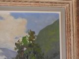 a picture of a painting on the wall of a house