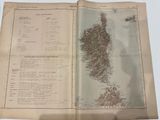 an open book with a map of the country of new zealand on it