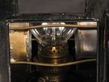 a light that is sitting inside of a black box