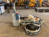 a machine that is sitting on a table in a warehouse