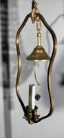 Petite suspension montgolfière à une lumière en métal doré e… (photo 3)