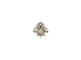 an image of a silver ring with a bee on top of it