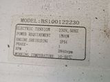 a label on the side of a machine that says electric tension